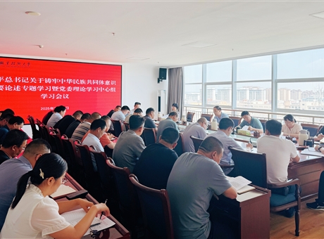 學校黨委理論學習中心組專題學習習近平總書記關于鑄牢中華民族共同體意識的重要論述